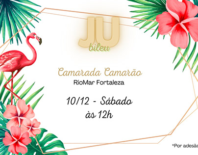 Convite de Aniversário Juliana Faustino