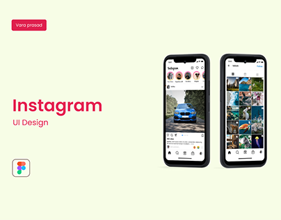 Instagram App mobile screens UI Design