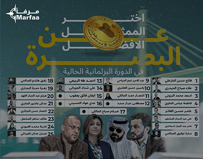 Marfaa | The best representative of Basra (poll poster)