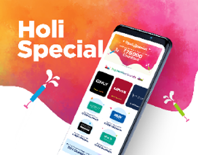 Holi special Landing Page