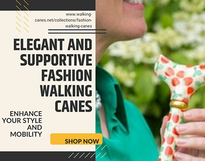 Elegant and Supportive Fashion Walking Canes