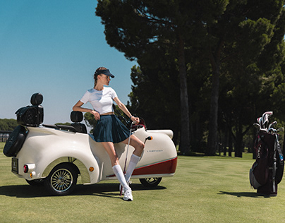 "Swing Symphony: A Car and Golf Cinematic Spectacle"