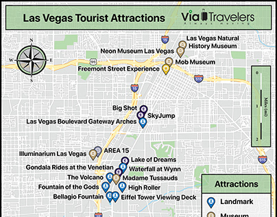 Las Vegas Attractions Map