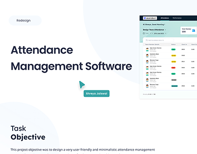 Attendance Management Software : Redesign