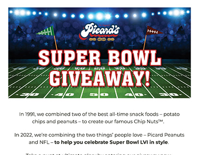 Picard's Super Bowl Giveaway Campaign