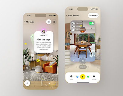 Smart Home Mobile App Ui