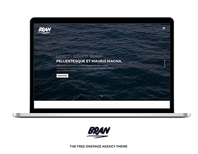 Free One Page Agency Theme