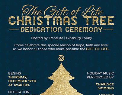 Florida Hospital Christmas Tree Dedication Invite