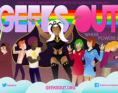 Geeks OUT Banner & Style Guide