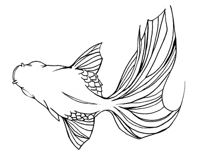 Spitpaint - goldfish