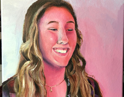 Laughter Acrylic Painting