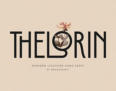 FREE FONT || Thelorin - Modern Ligature Sans