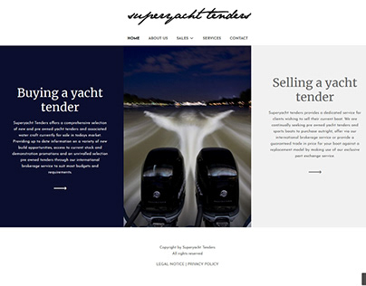 The Webmaster | Super Yacht Tenders
