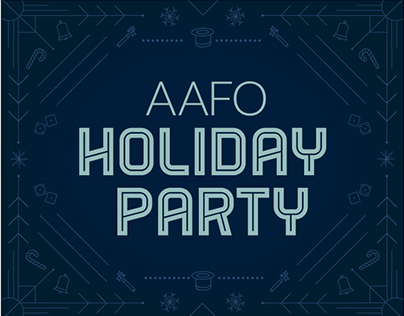AAF Holiday Party Invite