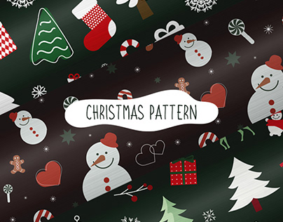 Seamless pattern design | Merry Christmas