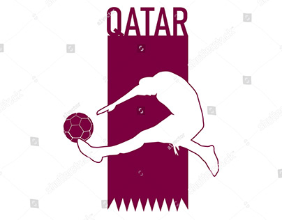 QATAR WC 2022 soccer player vector set collection
