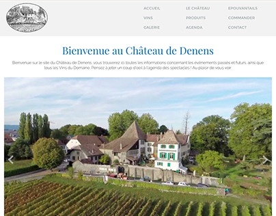 Château de Denens Web Design