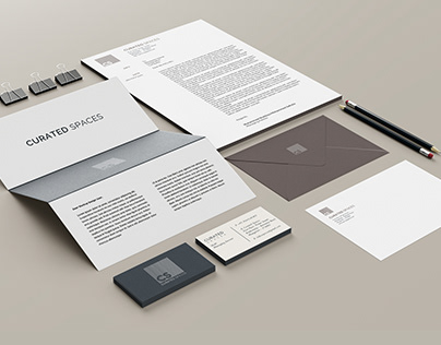 Curated Spaces_Brand Identity Design