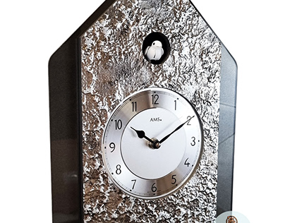Stone Modern Battery Cuckoo Clock