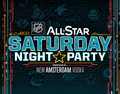 2019 NHL All-Star Game Saturday Night Party Logo