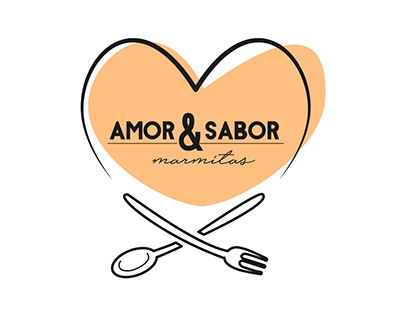 Amor&Sabor - Logo e Identidade Visual