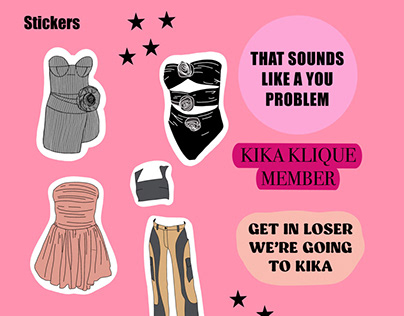 Shop Kika Event (stickers, board & book cover)