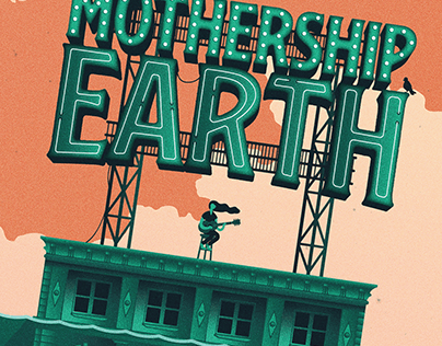 Mothership Earth Gig Poster