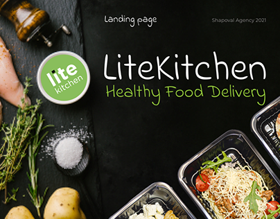 Landing page - LiteKitchen Food Delivery