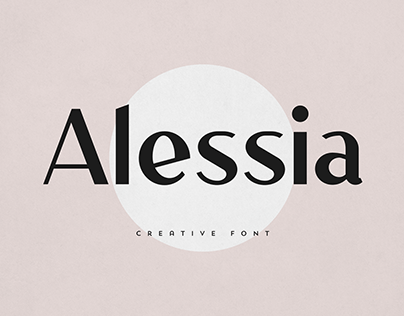 Alessia free creative font