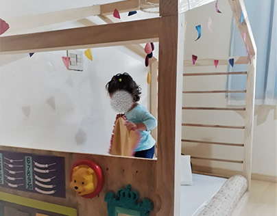 Mobiliário Infantil - Conceito de uma Cama Montessori