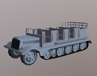 Sd Kfz 7 - Project Ordeal / LowPolyWorld