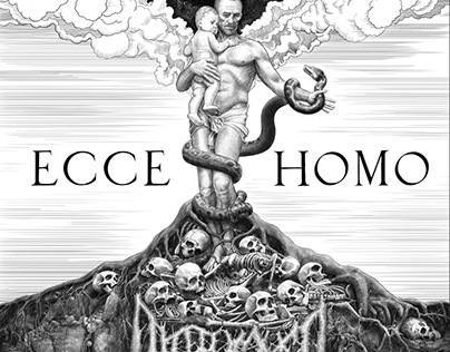 Illustration, design of the musical album "Ecce Homo"
