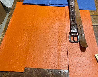 Oversize leather computer bag