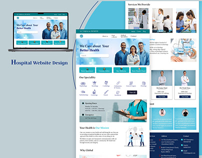 Hospital Website Design