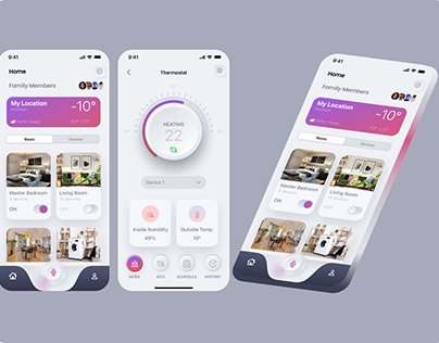 Home App with 3D design