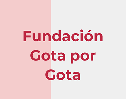 Fundación Gota por Gota