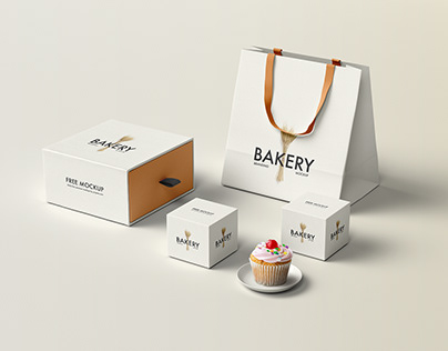 Free Bakery Branding Mockup
