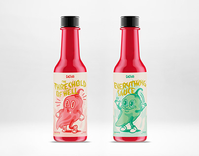 CoChili Hot Sauce Package Design