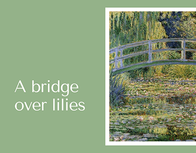 A bridge over lilies