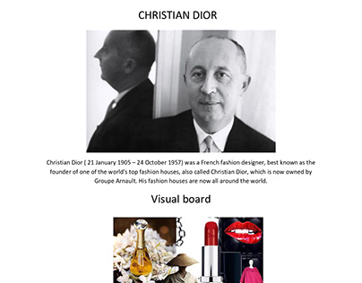 Christian Dior boards and research
