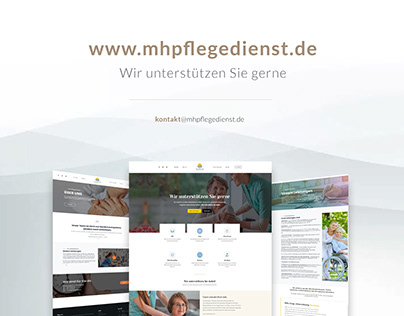 Website www.mhpflegedienst.de