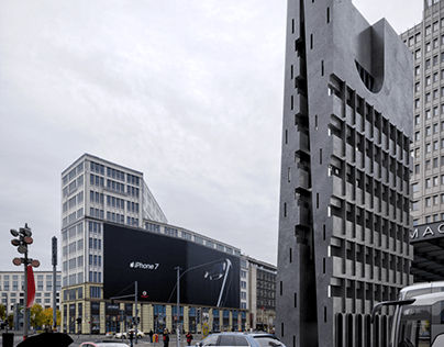CGI - Office tower. Berlim, Germany.