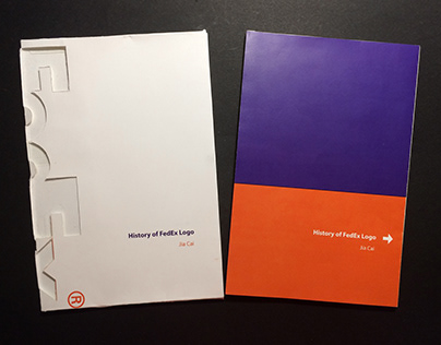 History of Fedex Logo booklet design