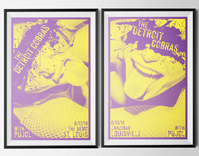 The Detroit Cobras 2014 Gig Posters