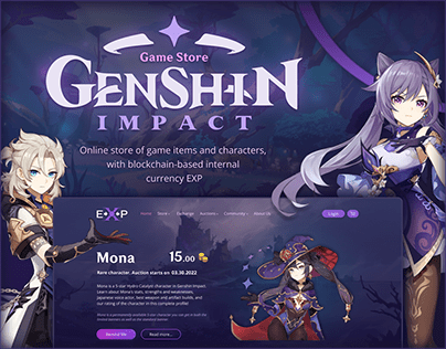 Game item store - Part 1: Genshin Impact