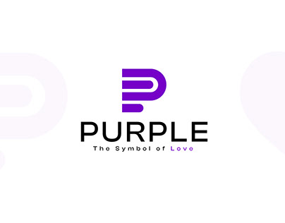 Purple Love Logo Design