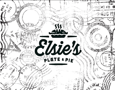 Elsie's Plate & Pie Menu Redesign