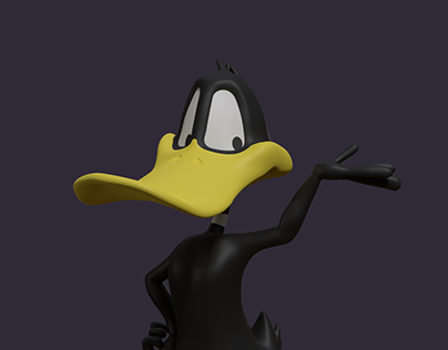 Project thumbnail - Daffy duck fan art