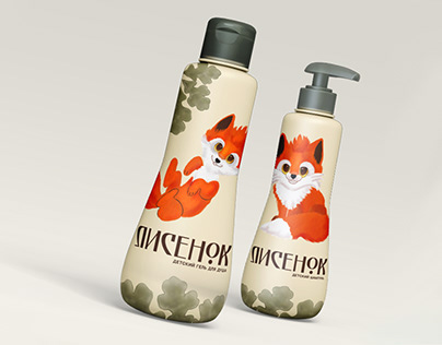 Little fox-packaging design of children's cosmetics