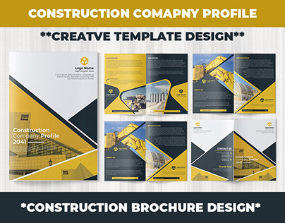 Construction Company profile Design Template